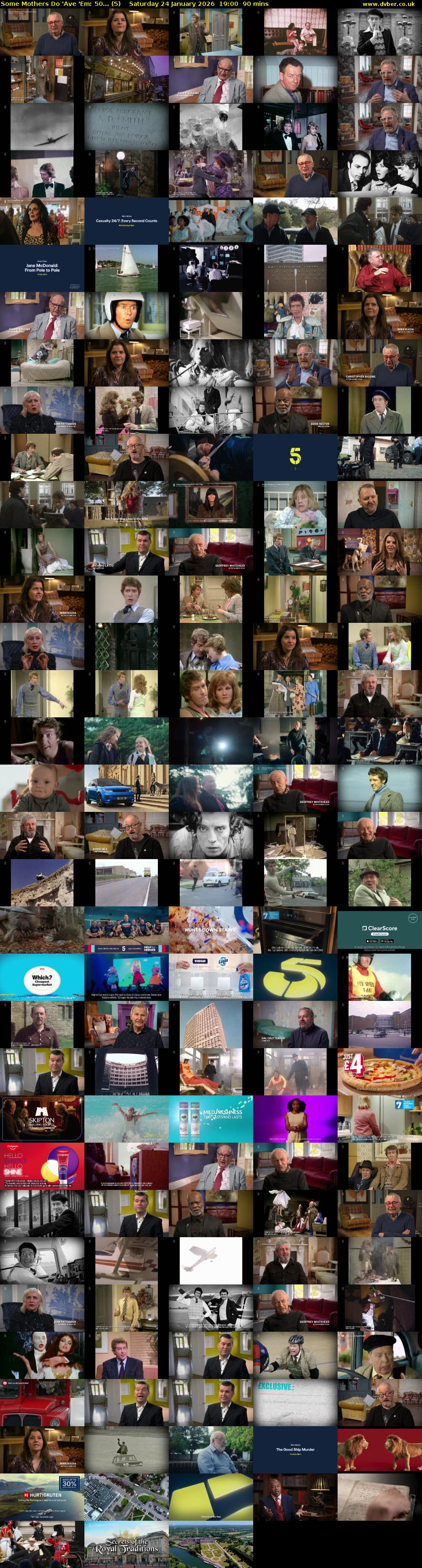 Some Mothers Do 'Ave 'Em: 50... (5) Saturday 24 January 2026 19:00 - 20:30