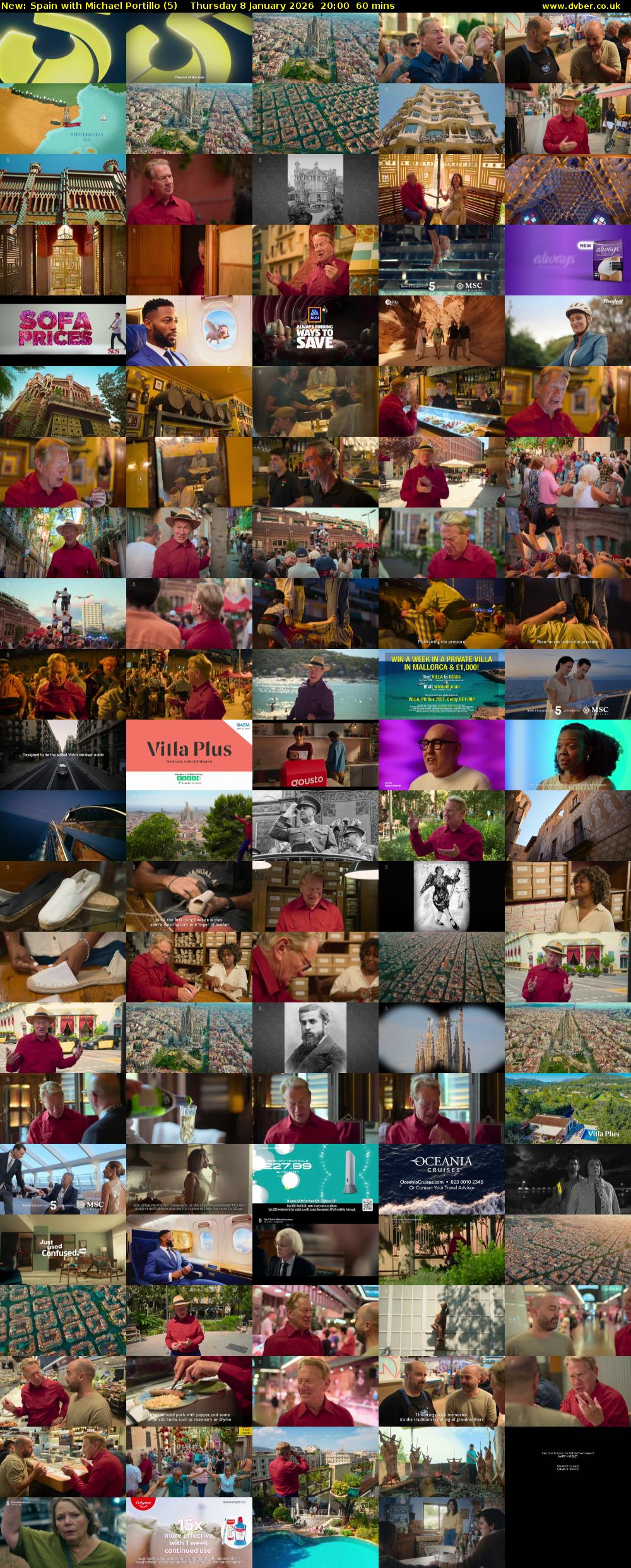Spain with Michael Portillo (5) Thursday 8 January 2026 20:00 - 21:00