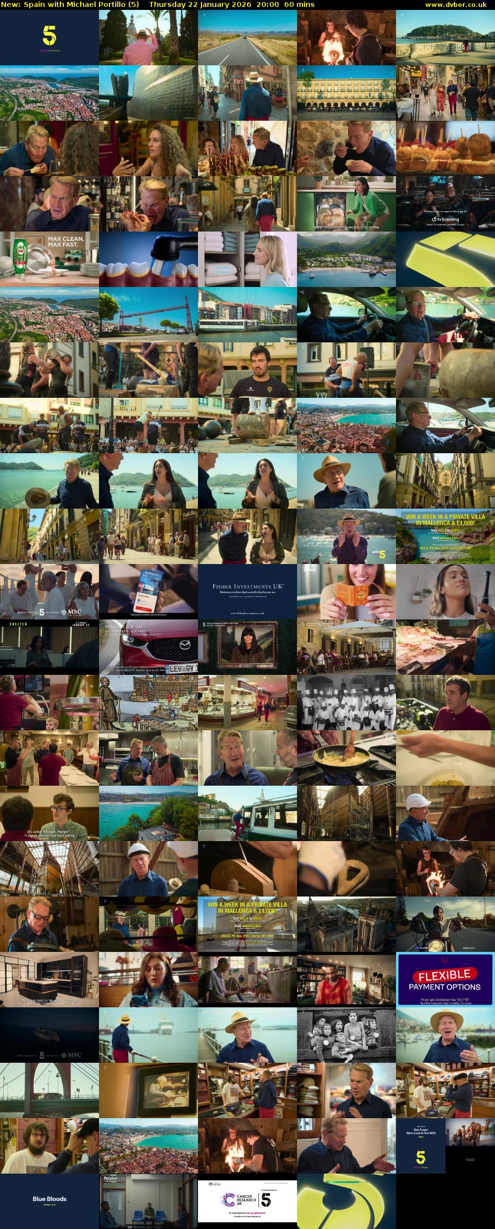 Spain with Michael Portillo (5) Thursday 22 January 2026 20:00 - 21:00