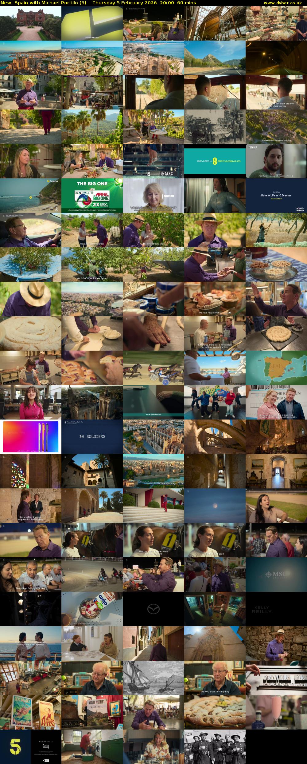 Spain with Michael Portillo (5) Thursday 5 February 2026 20:00 - 21:00