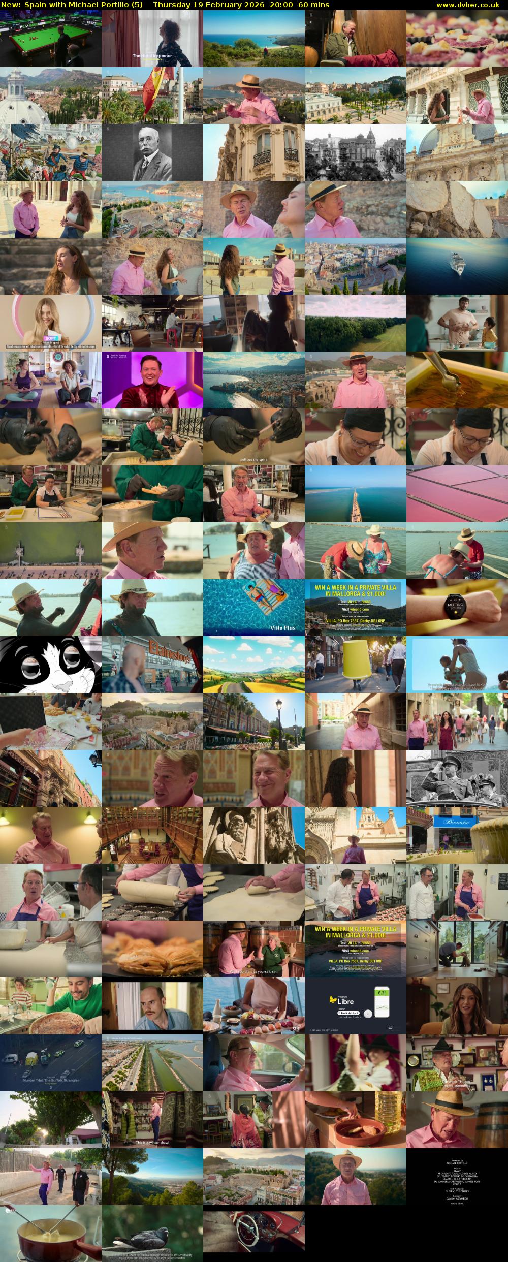 Spain with Michael Portillo (5) Thursday 19 February 2026 20:00 - 21:00