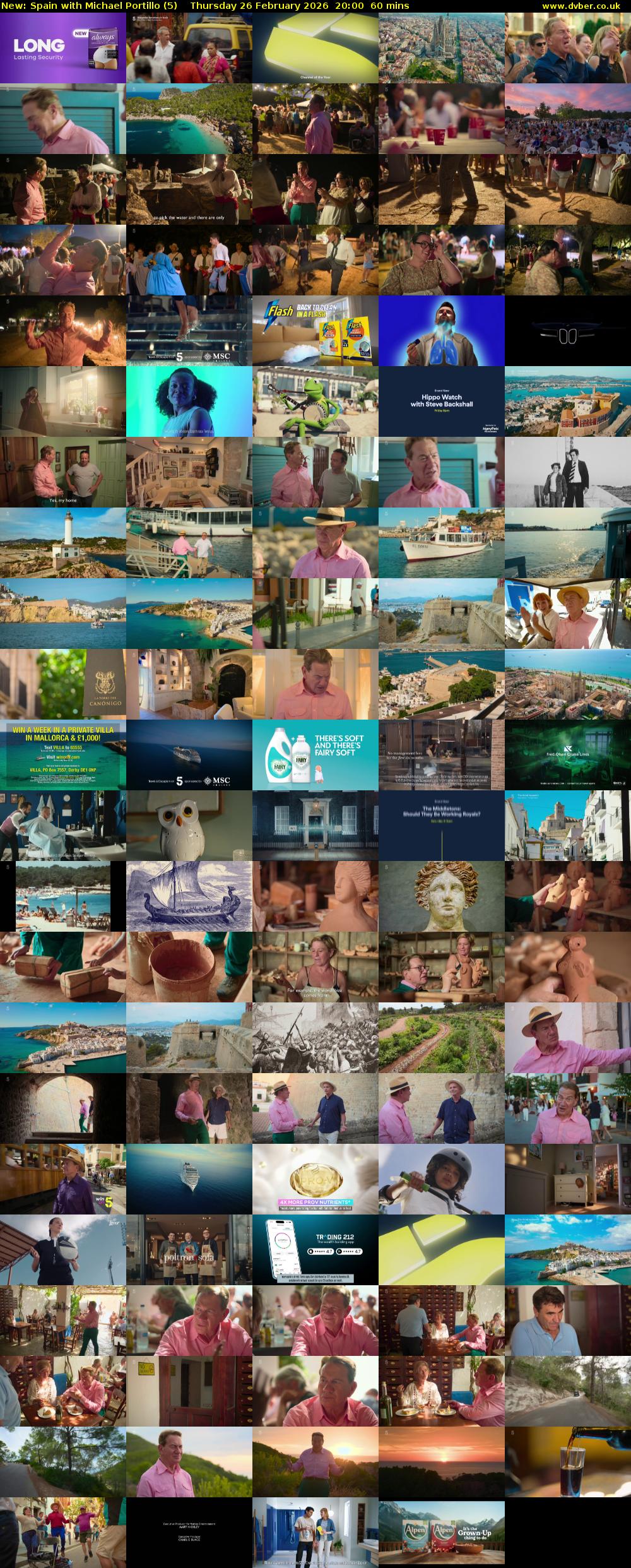 Spain with Michael Portillo (5) Thursday 26 February 2026 20:00 - 21:00
