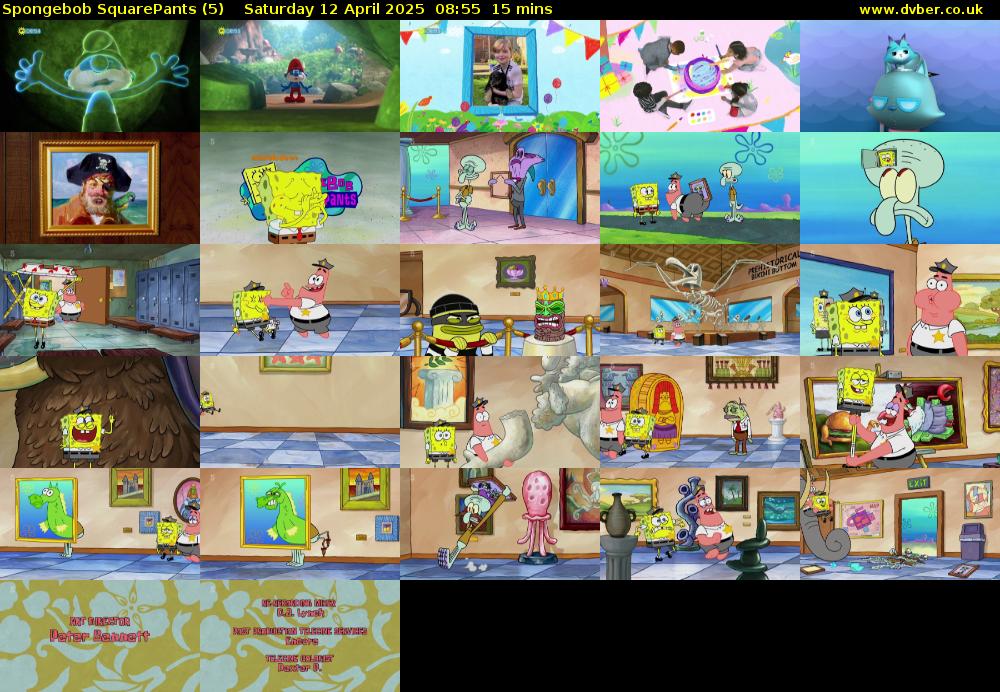 Spongebob SquarePants (5) Saturday 12 April 2025 08:55 - 09:10
