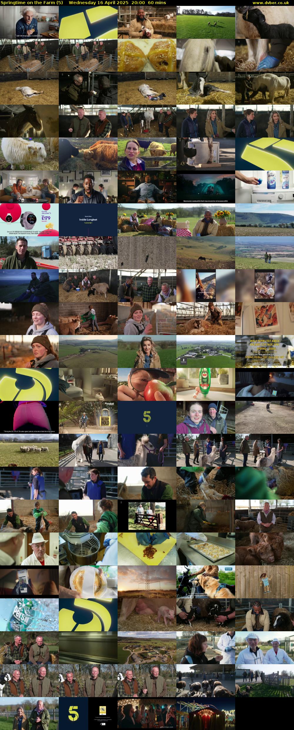 Springtime on the Farm (5) Wednesday 16 April 2025 20:00 - 21:00