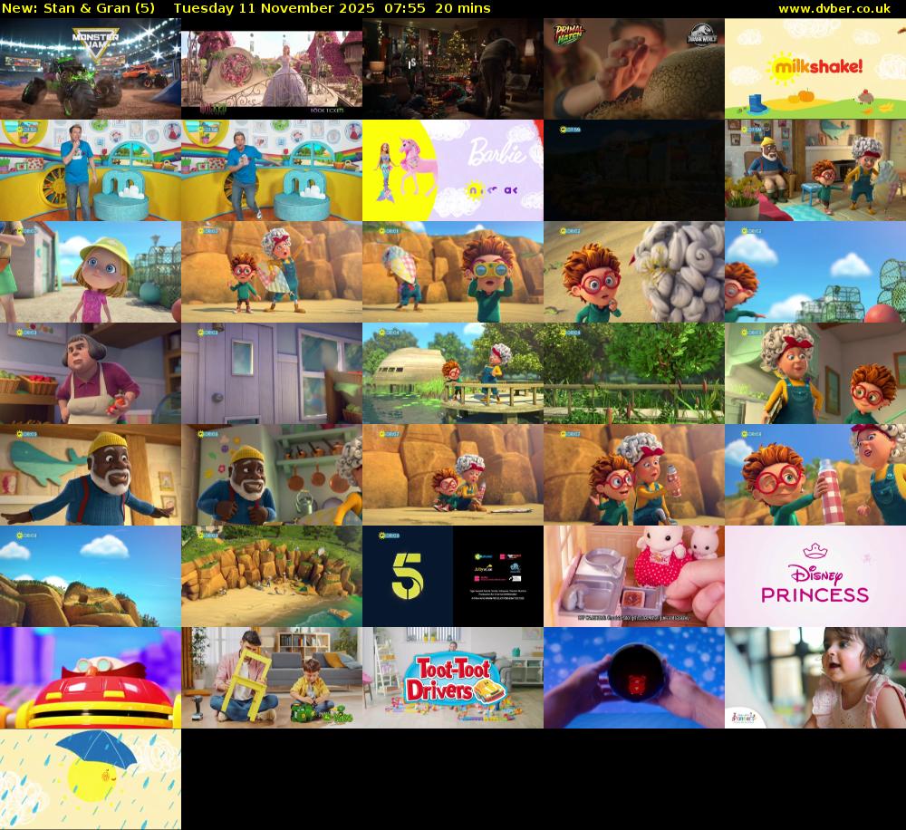 Stan & Gran (5) Tuesday 11 November 2025 07:55 - 08:15