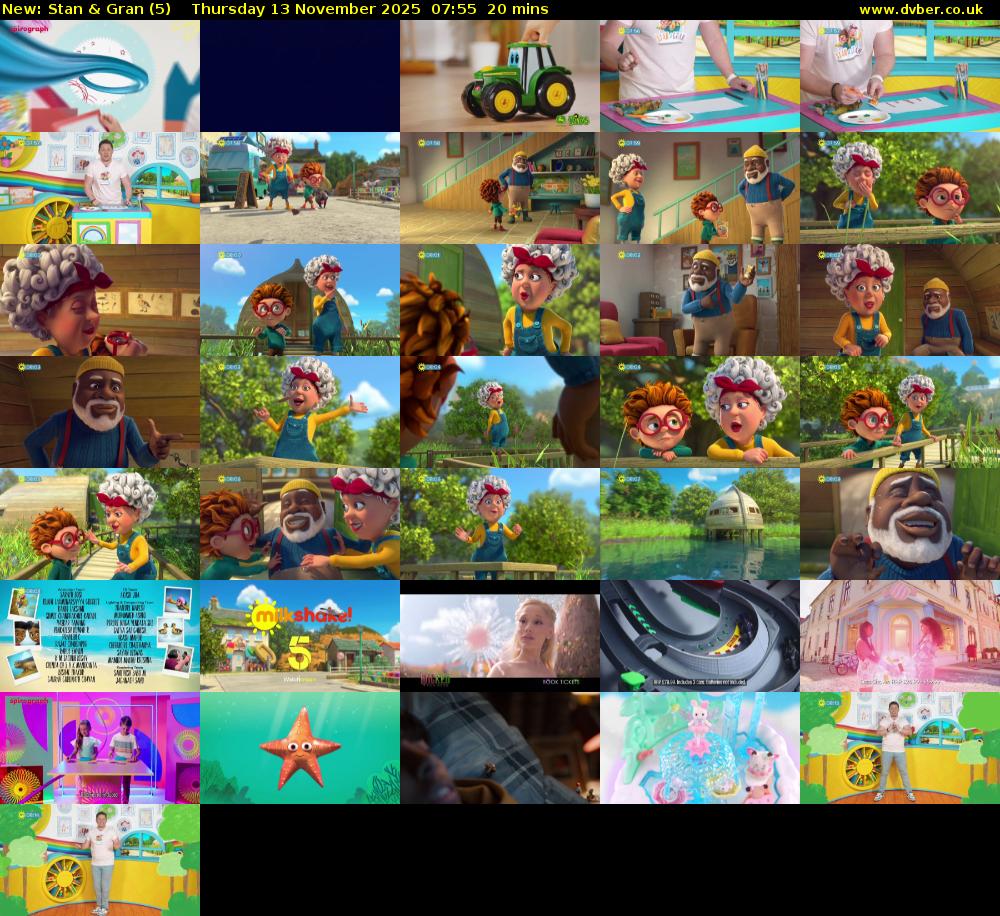 Stan & Gran (5) Thursday 13 November 2025 07:55 - 08:15