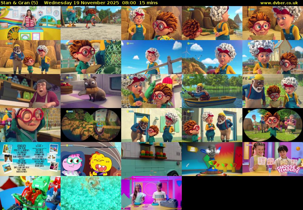 Stan & Gran (5) Wednesday 19 November 2025 08:00 - 08:15