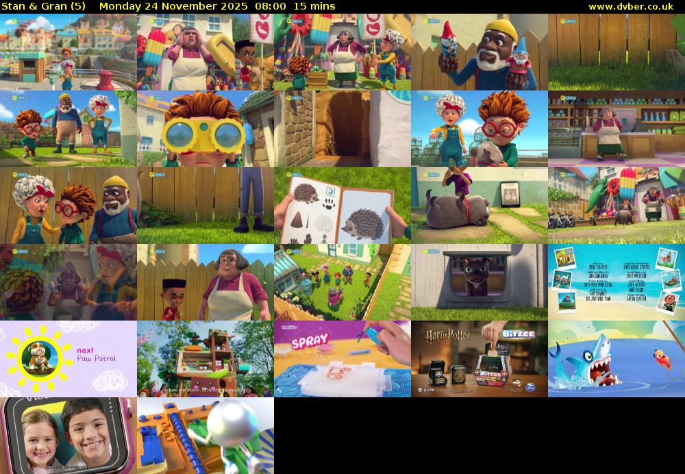 Stan & Gran (5) Monday 24 November 2025 08:00 - 08:15