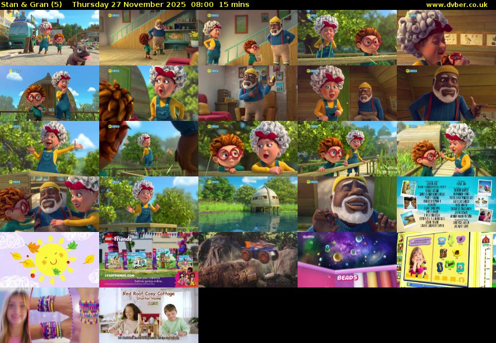Stan & Gran (5) Thursday 27 November 2025 08:00 - 08:15