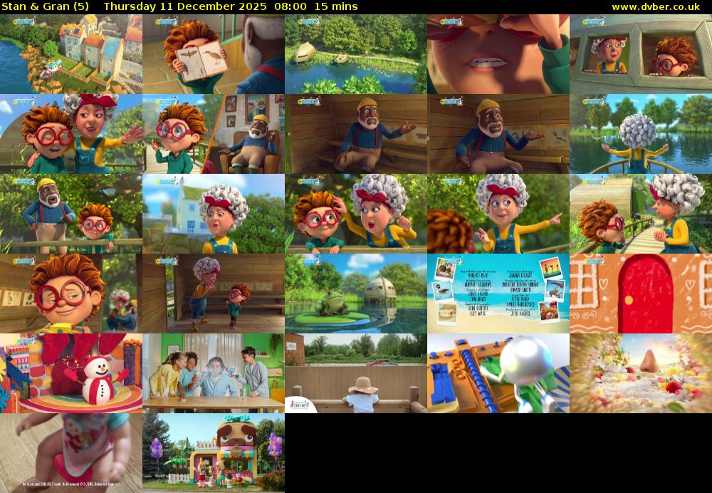 Stan & Gran (5) Thursday 11 December 2025 08:00 - 08:15