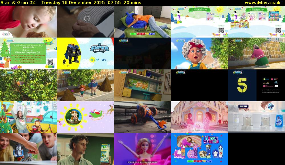 Stan & Gran (5) Tuesday 16 December 2025 07:55 - 08:15