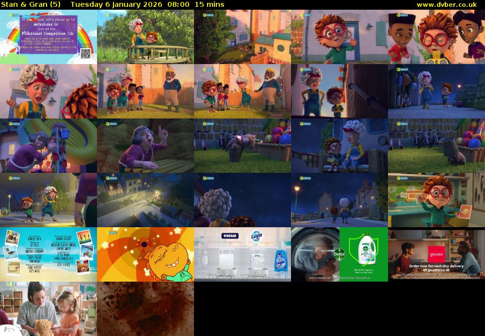 Stan & Gran (5) Tuesday 6 January 2026 08:00 - 08:15