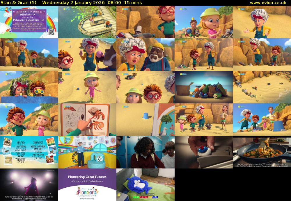 Stan & Gran (5) Wednesday 7 January 2026 08:00 - 08:15