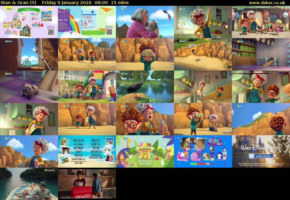 Stan & Gran (5) Friday 9 January 2026 08:00 - 08:15