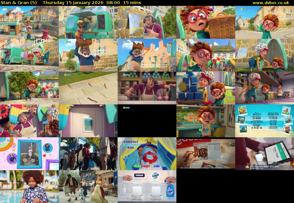 Stan & Gran (5) Thursday 15 January 2026 08:00 - 08:15