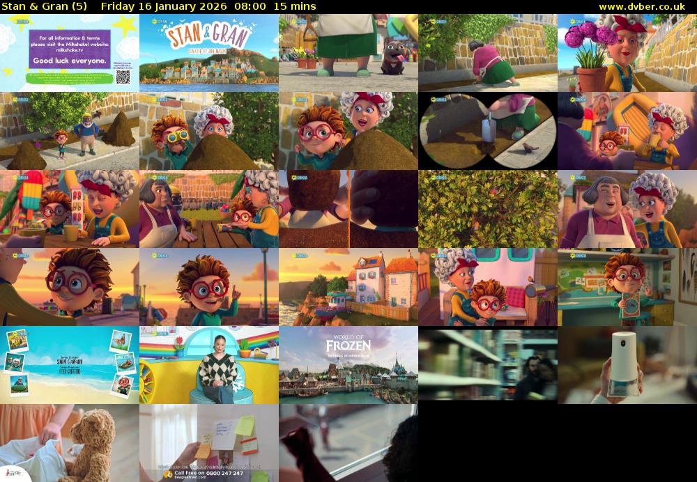 Stan & Gran (5) Friday 16 January 2026 08:00 - 08:15