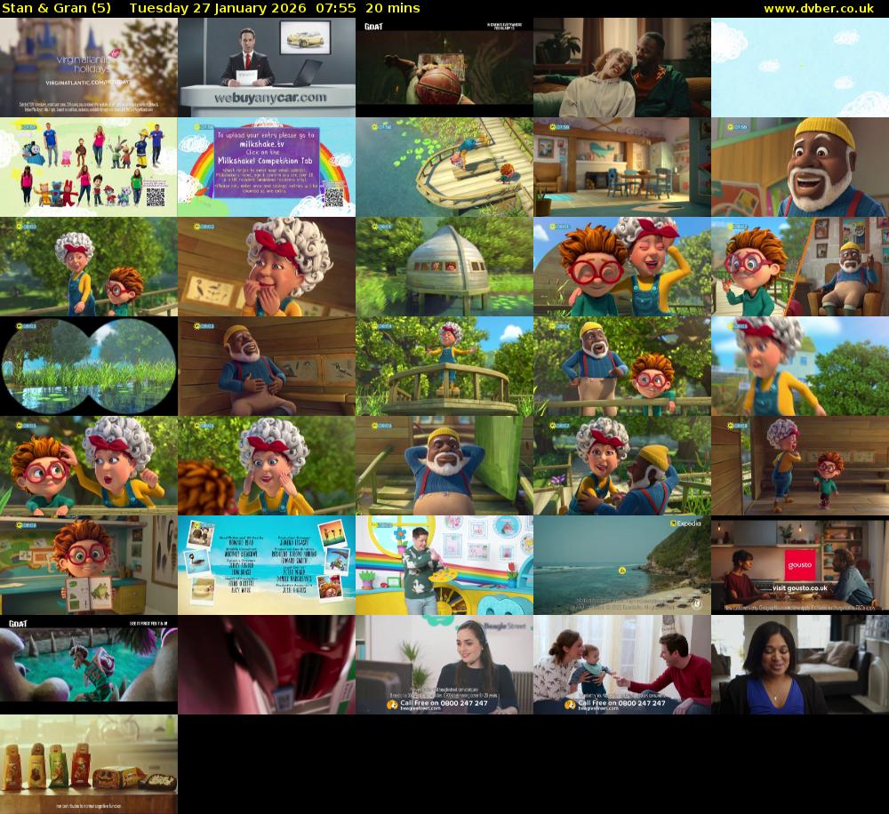 Stan & Gran (5) Tuesday 27 January 2026 07:55 - 08:15