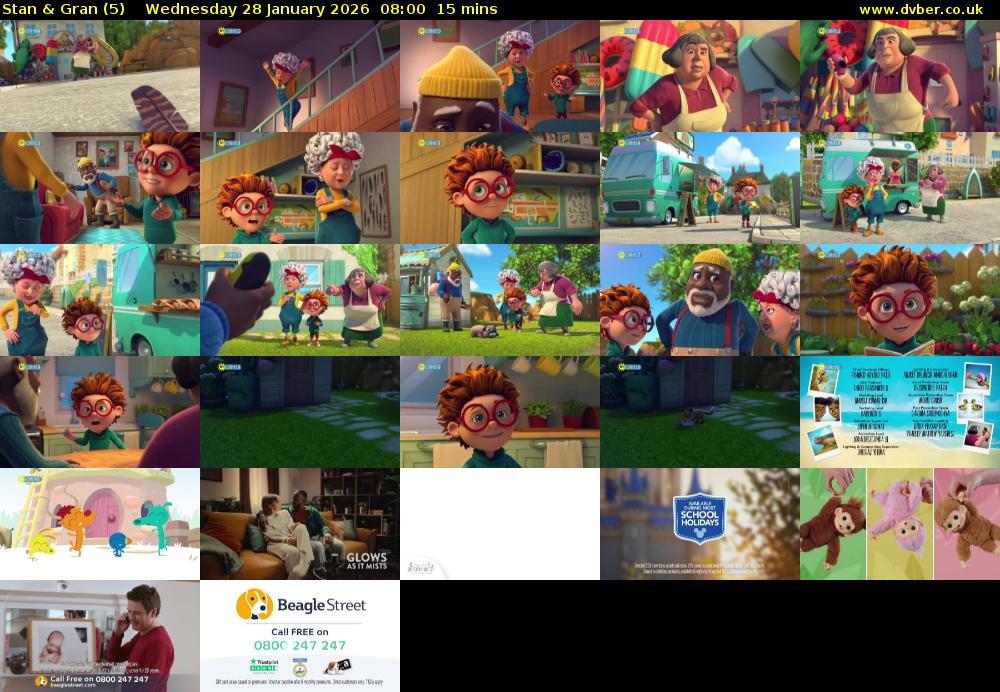 Stan & Gran (5) Wednesday 28 January 2026 08:00 - 08:15