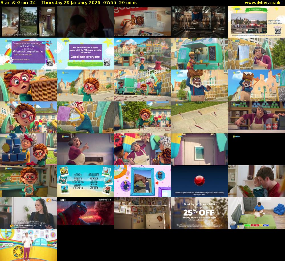 Stan & Gran (5) Thursday 29 January 2026 07:55 - 08:15