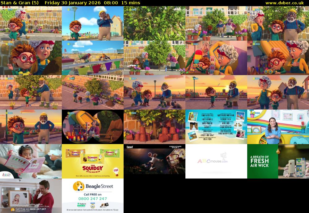 Stan & Gran (5) Friday 30 January 2026 08:00 - 08:15