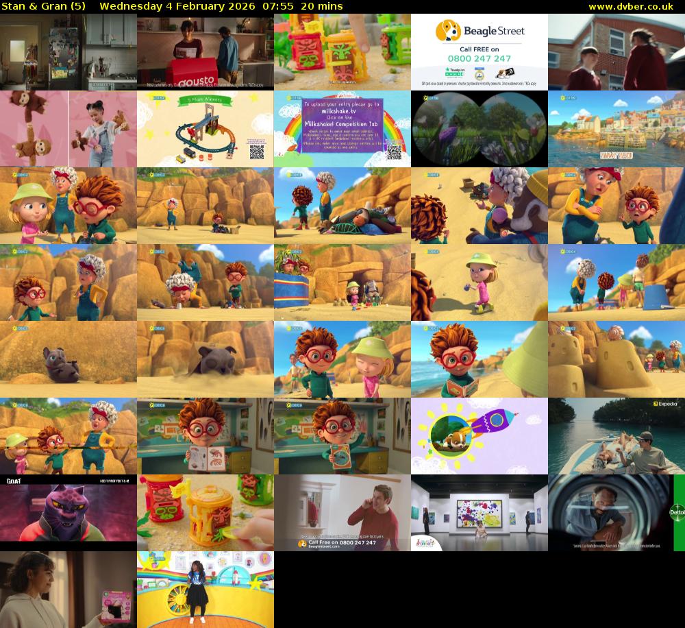 Stan & Gran (5) Wednesday 4 February 2026 07:55 - 08:15