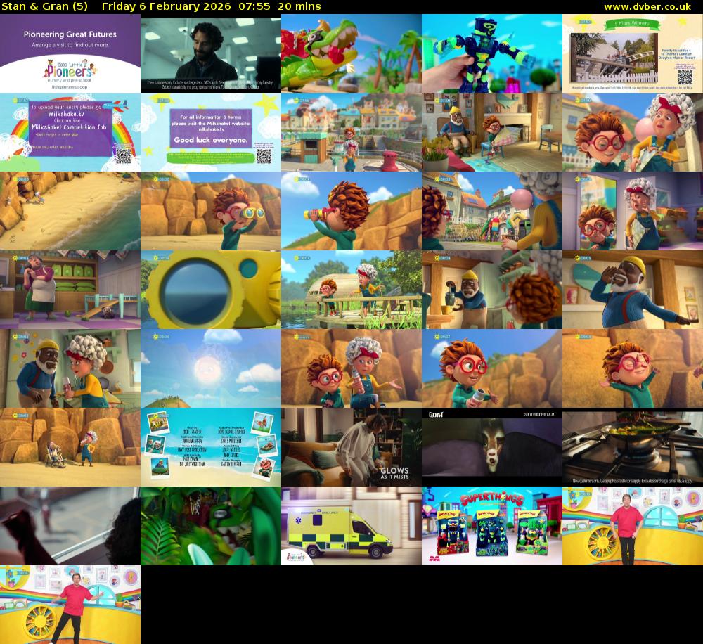 Stan & Gran (5) Friday 6 February 2026 07:55 - 08:15