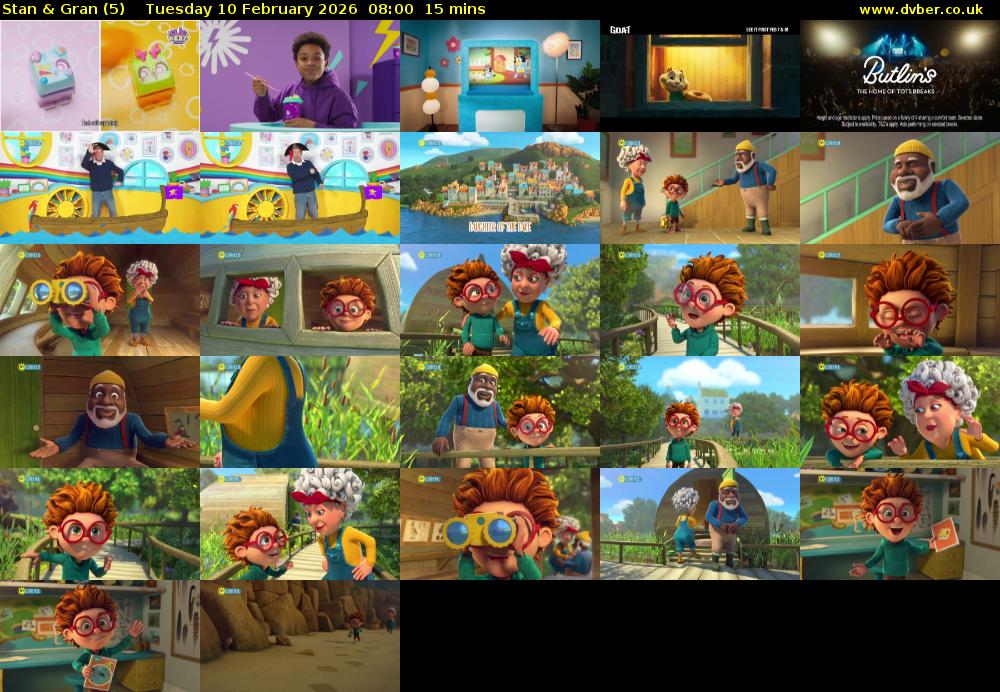 Stan & Gran (5) Tuesday 10 February 2026 08:00 - 08:15