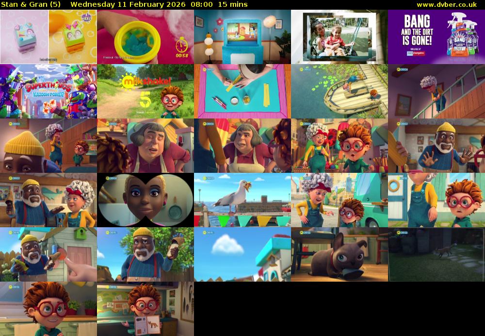 Stan & Gran (5) Wednesday 11 February 2026 08:00 - 08:15