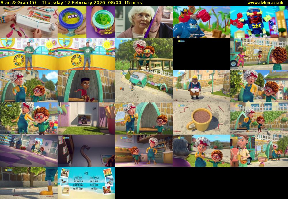 Stan & Gran (5) Thursday 12 February 2026 08:00 - 08:15