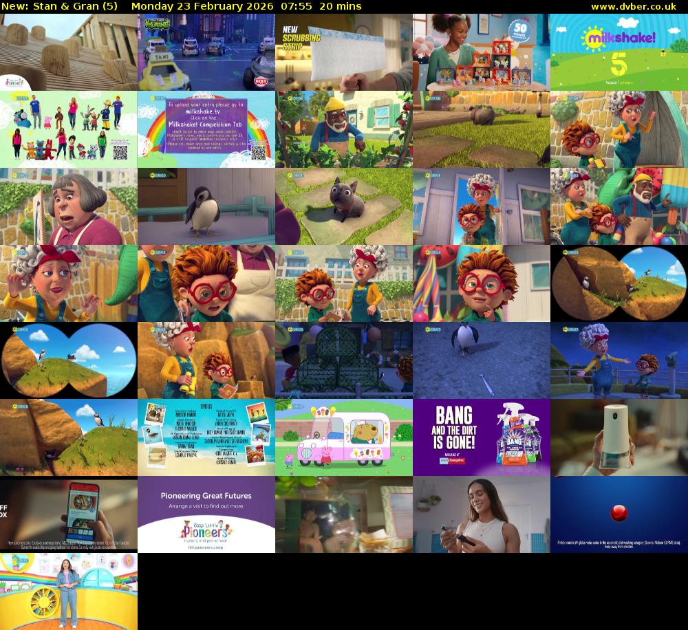 Stan & Gran (5) Monday 23 February 2026 07:55 - 08:15