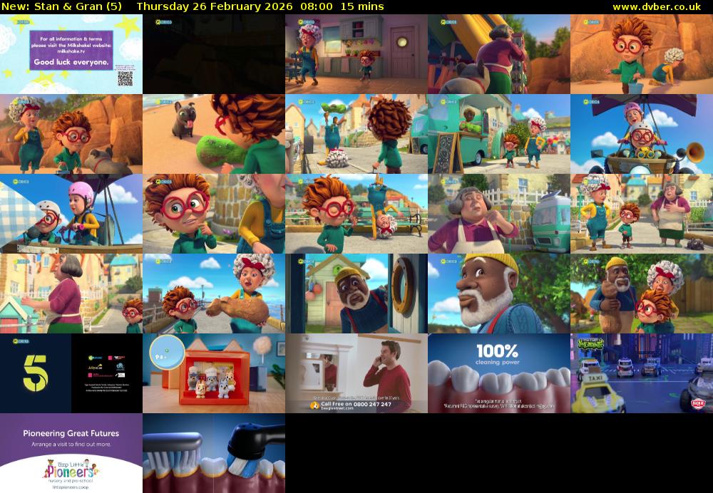Stan & Gran (5) Thursday 26 February 2026 08:00 - 08:15