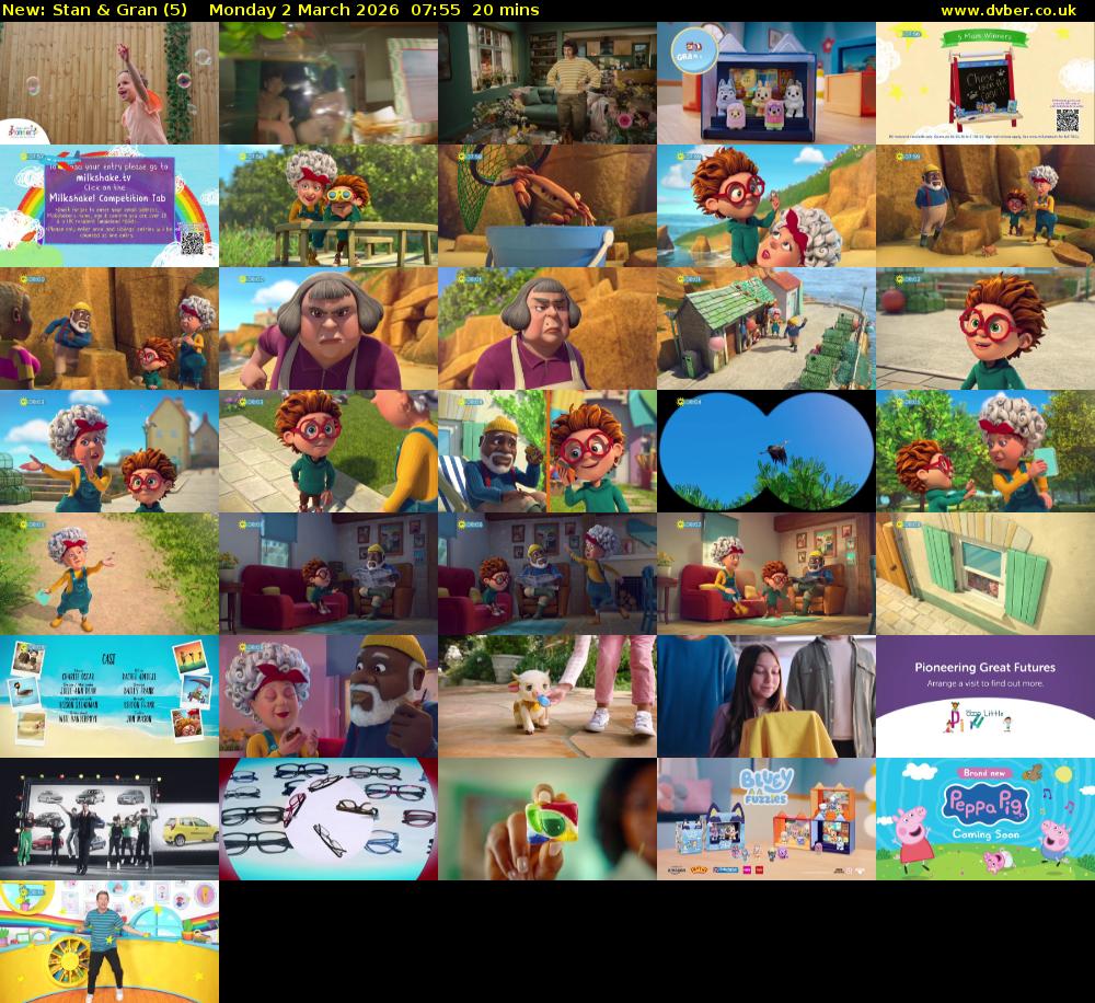 Stan & Gran (5) Monday 2 March 2026 07:55 - 08:15