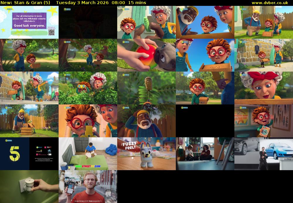 Stan & Gran (5) Tuesday 3 March 2026 08:00 - 08:15