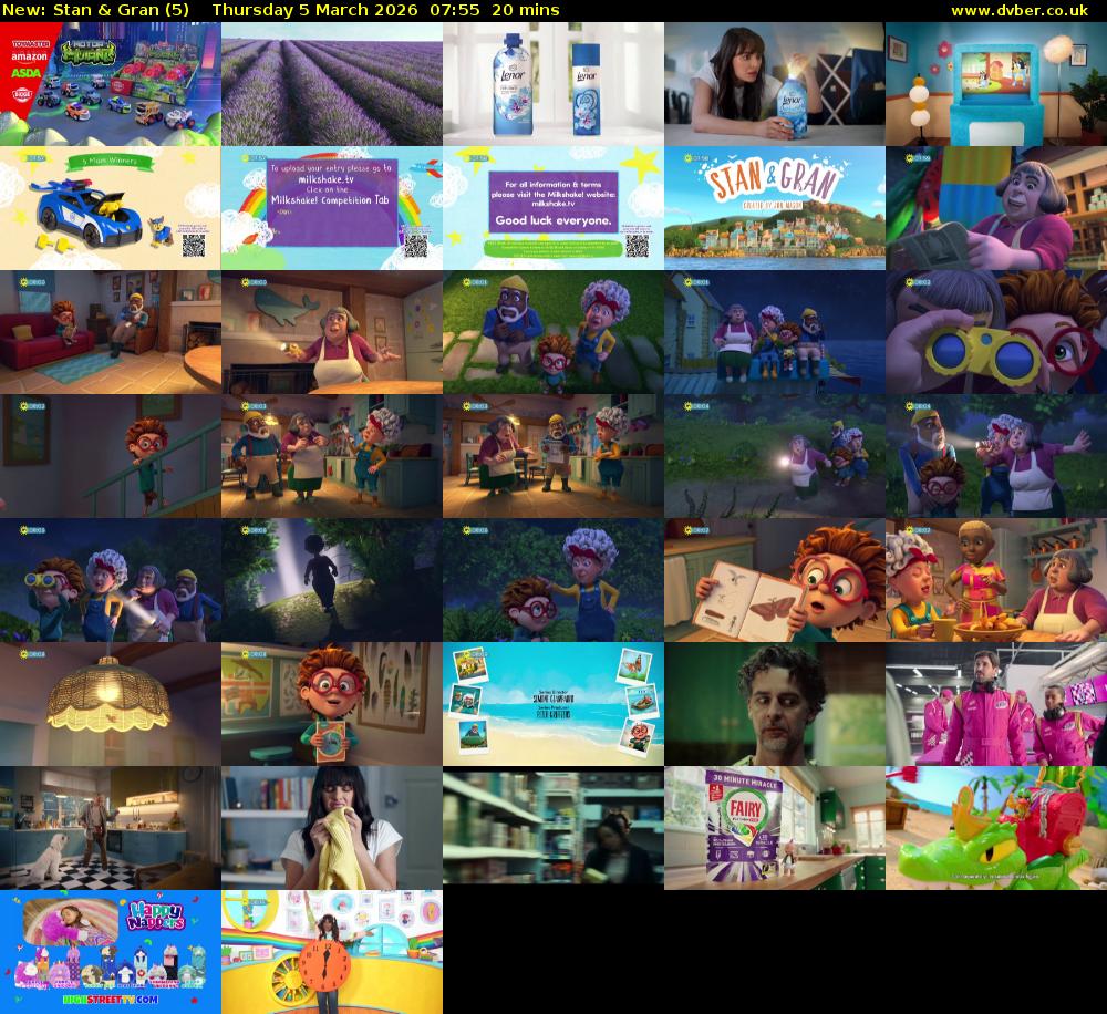 Stan & Gran (5) Thursday 5 March 2026 07:55 - 08:15