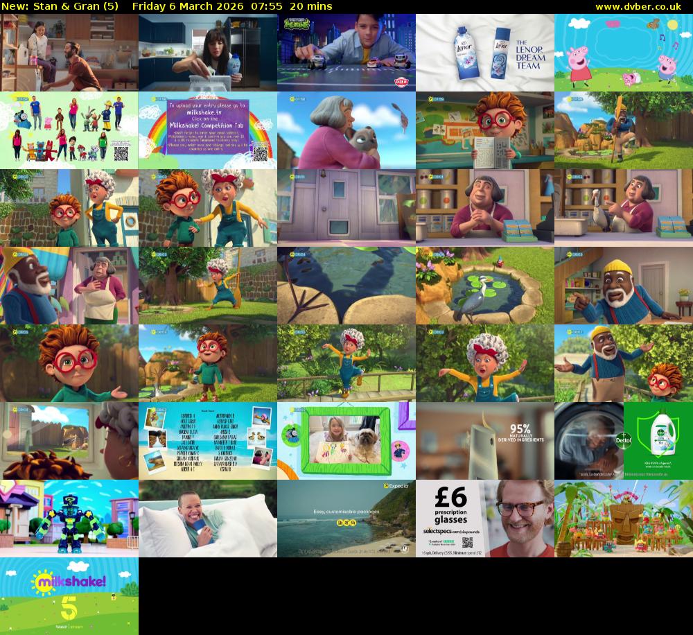 Stan & Gran (5) Friday 6 March 2026 07:55 - 08:15