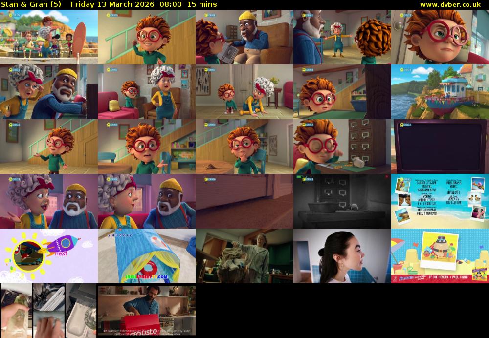 Stan & Gran (5) Friday 13 March 2026 08:00 - 08:15