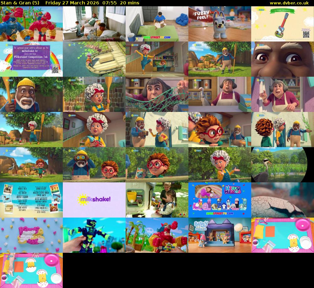 Stan & Gran (5) Friday 27 March 2026 07:55 - 08:15