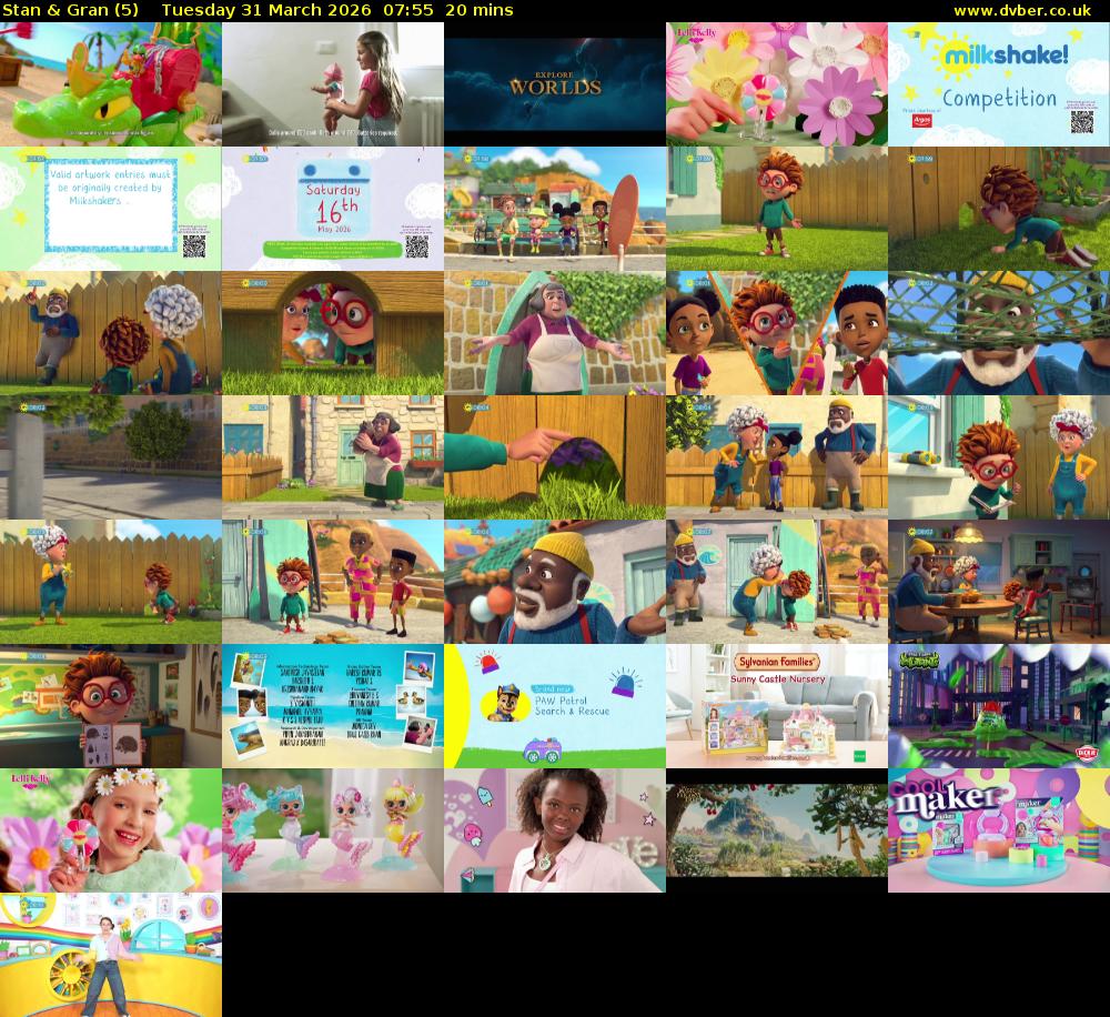 Stan & Gran (5) Tuesday 31 March 2026 07:55 - 08:15