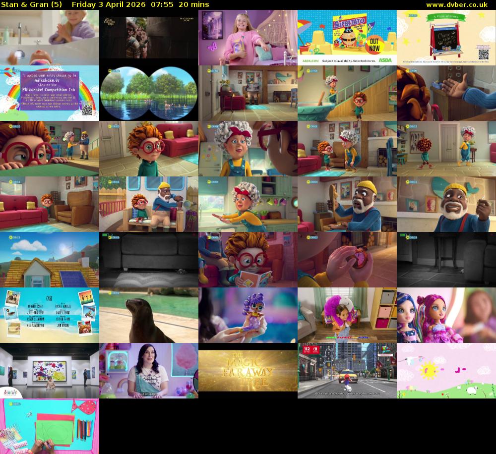 Stan & Gran (5) Friday 3 April 2026 07:55 - 08:15