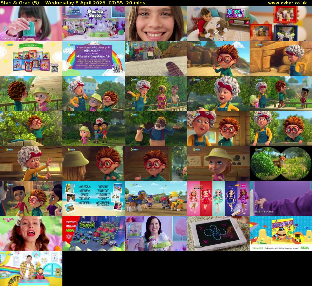 Stan & Gran (5) Wednesday 8 April 2026 07:55 - 08:15