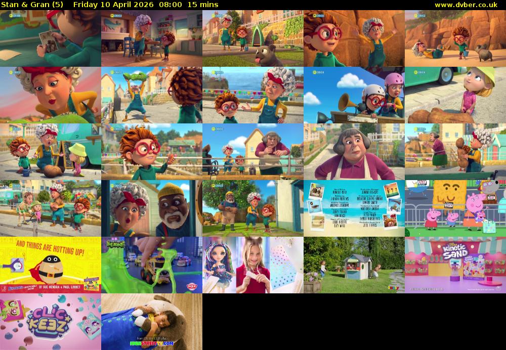 Stan & Gran (5) Friday 10 April 2026 08:00 - 08:15