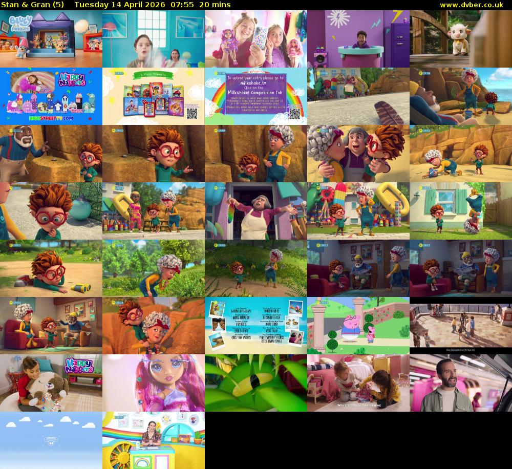 Stan & Gran (5) Tuesday 14 April 2026 07:55 - 08:15
