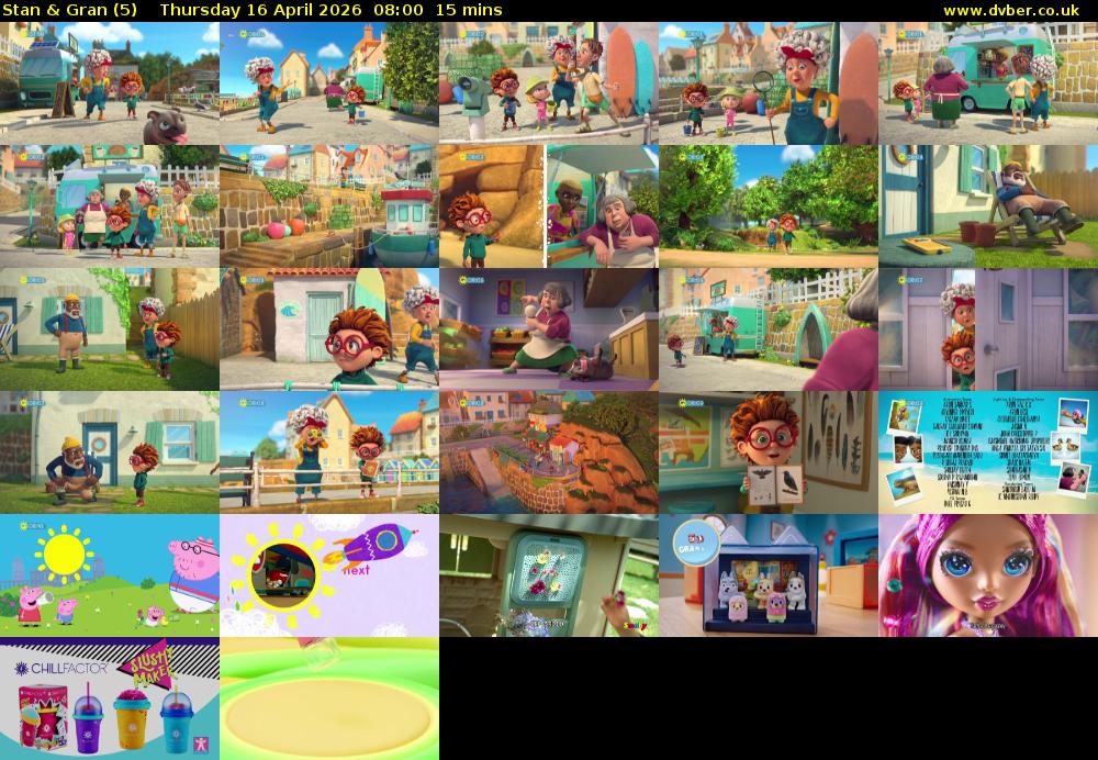 Stan & Gran (5) Thursday 16 April 2026 08:00 - 08:15