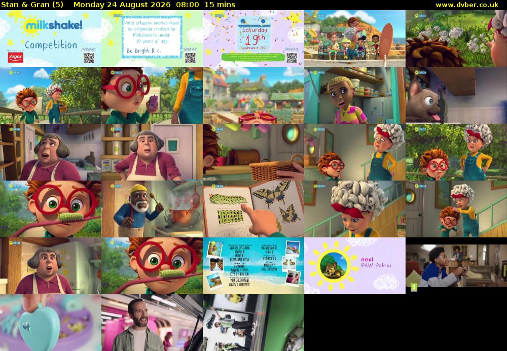 Stan & Gran (5) Monday 24 August 2026 08:00 - 08:15