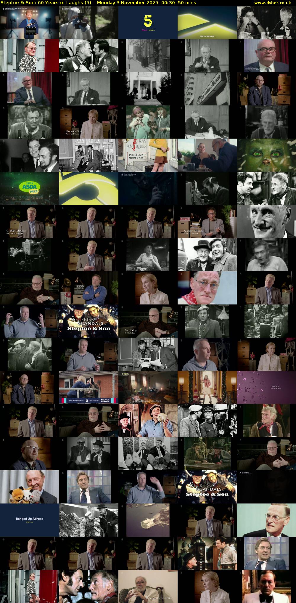 Steptoe & Son: 60 Years of Laughs (5) Monday 3 November 2025 00:30 - 01:20