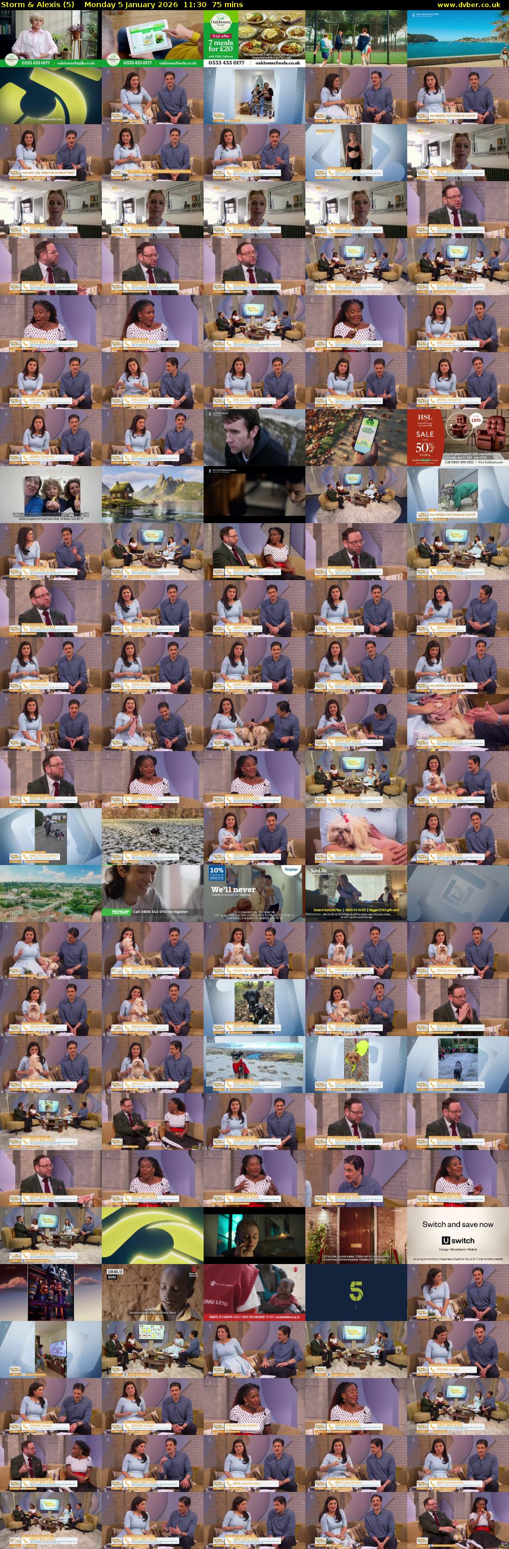 Storm & Alexis (5) Monday 5 January 2026 11:30 - 12:45