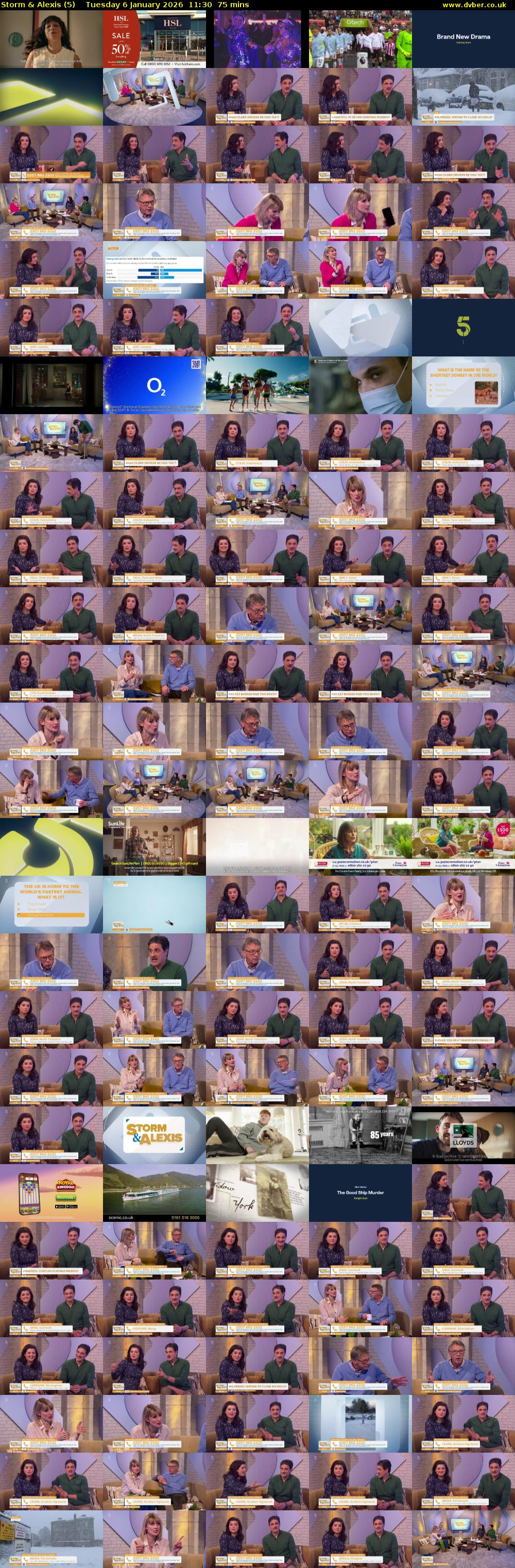 Storm & Alexis (5) Tuesday 6 January 2026 11:30 - 12:45