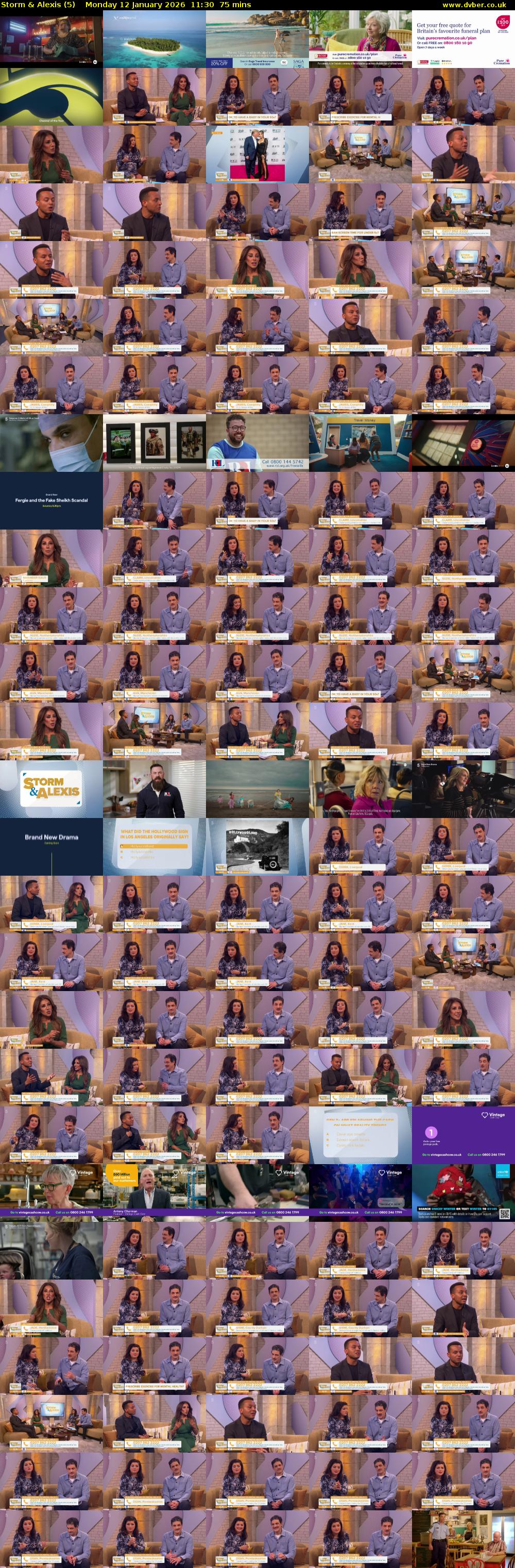 Storm & Alexis (5) Monday 12 January 2026 11:30 - 12:45