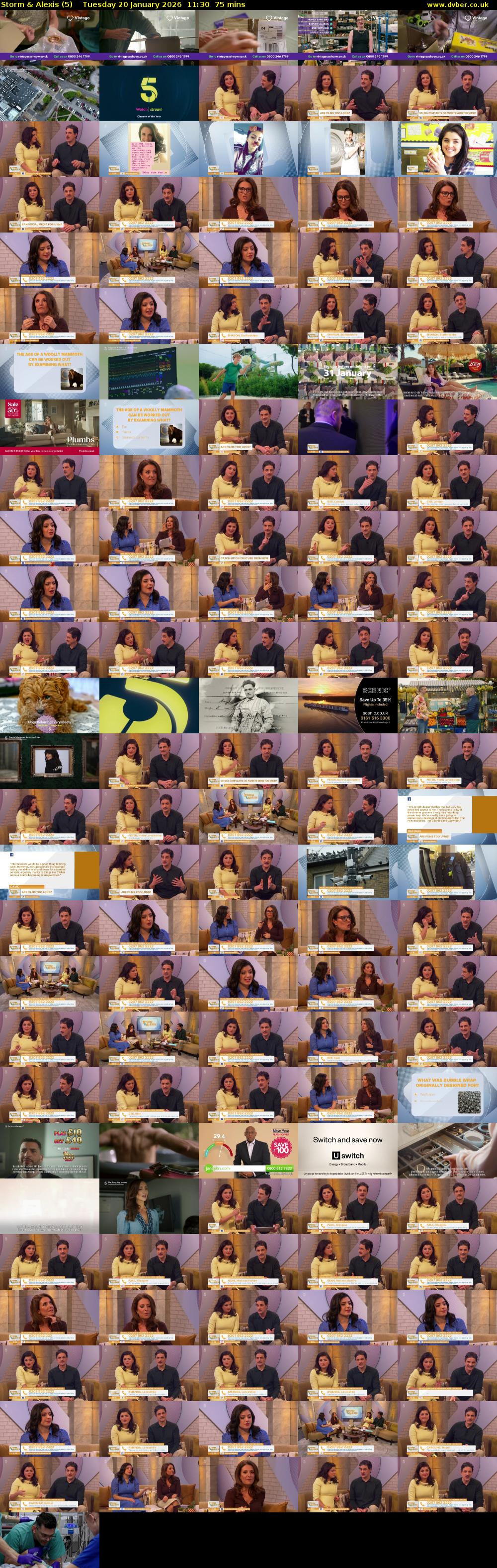 Storm & Alexis (5) Tuesday 20 January 2026 11:30 - 12:45