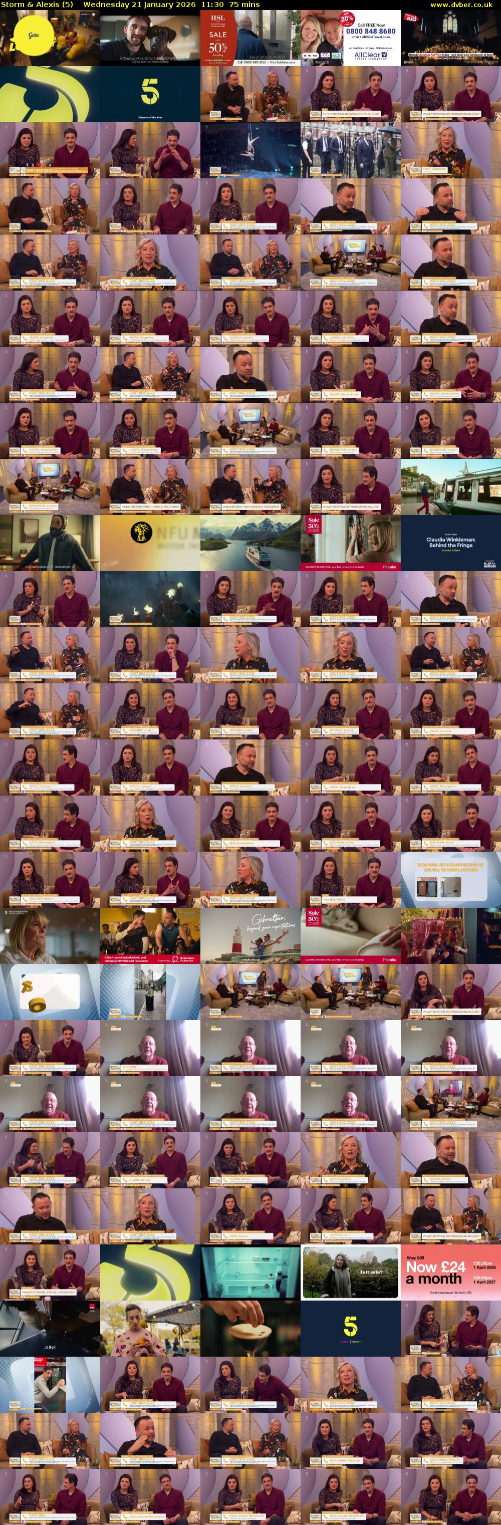 Storm & Alexis (5) Wednesday 21 January 2026 11:30 - 12:45